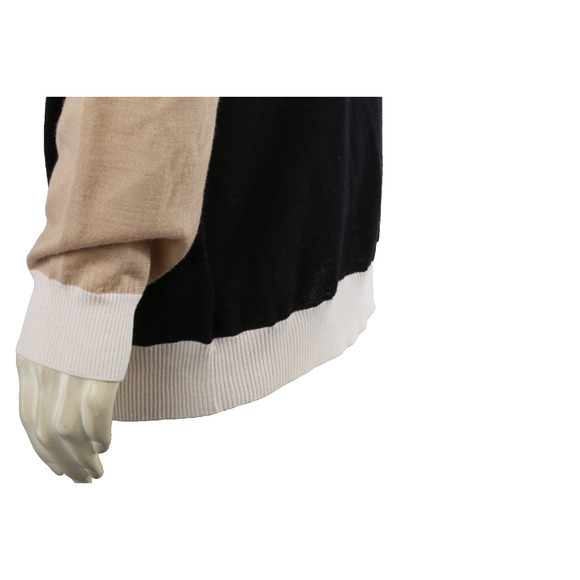 St. John Colorblock Wool Blend Button Down Cardigan Sweater Size S Classic - Picture 4 of 15